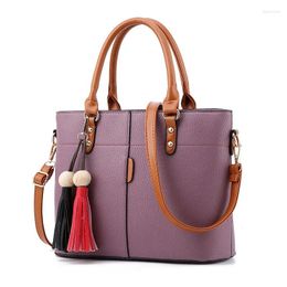 Shoulder Bags Summer Simple And Elegant Bag Women's 2023 Fashion All-match Handbag Large-capacity Tassel Messenger
