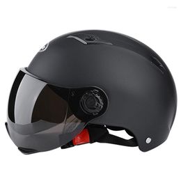 Motorcycle Helmets Helmet Electric Bicycle Men Women Adjustable Moto Capacete With Goggles Motocross Cycling Headpiece