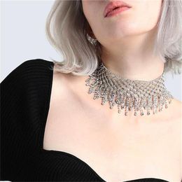 Chains Selling Accessories Fashionable Sexy Multi Row Crystal Necklaces Luxurious Versatile Personalized Rhinestone