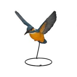 Decorative Objects Figurines Gray and Yellow FlyingOff Kingfisher Indoor or Outdoor Statue Decoration Balloon dog Owl Egyptian decorations Living 231009