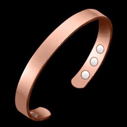 Magnetic Copper Bracelet Healing Bio Therapy Arthritis Pain Relief Bangle Cuff Magnetic therapy Bracelet For Women2456