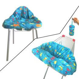 Shopping Cart Covers Baby Children Supermarket Shopping Cart Seat Dining Chair Cushion Protection Safe Travel Portable Shopping Cart Cushion 231010