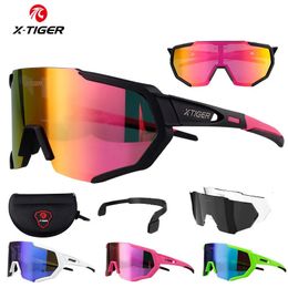 Outdoor Eyewear XTIGER Women Polarized Cycling SunGlasses MTB Bicycle Ciclismo Men Glasses Mountain Racing Bike Goggles 231009