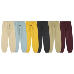 Essentail Short Mens Designer Pants Pantoufle Solid Color and White Sweatpants for Men Jogger Essentialhoodie Cortez Cargo T8vi S-XL