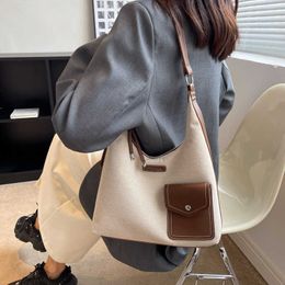 Shoulder Bags Bag Tote Bag Niche Design Simple and Versatile Large Capacity Commuting Leisure One Shoulder Crossbody Bag New Women's