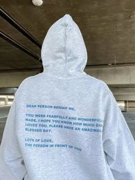 Men's Hoodies Sweatshirts Dear Person Behind Me Jesus Loves You Sweatshirt Christian Jesus Sweatshirt Christian Apparel Trendy pullovers religion tops 231010