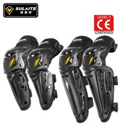 Elbow Knee Pads SULAITE Motocross Knee Pads Moto Protection Riding Elbow Guard Motorcycle Motorbike Off-road Racing MTB Knee Pads 231010