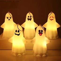 Other Event Party Supplies Halloween LED Lights Horror Ghost Lamp Holding Candle Pumpkin Lamp Happy Hallowen Party Decoration Prop Haunted House Ornaments Q231010