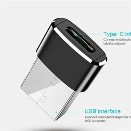 Type C Female to USB Type A Male Port OTG Converter Adapter for Samsung Xiaomi Huawei Andriod Laptop PC ZZ