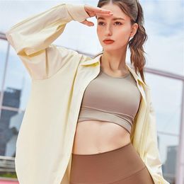LUU Women Jackets Coats Clothing Tracksuit Summer Relaxed Outdoor Sports UV Protection Breathable Quick Drying Ultra-thin Ice Silk221T