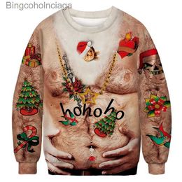 Women's Sweaters Unisex Ugly Christmas Sweater For Men Women 3D Funny Print Pullover Hoodies Sweatshirts 2020 Autumn Winter Sweaters Jumpers TopsL231010