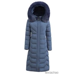 Women's Down Jacket Winter Fur Hooded Coat Long Thick Warm Oversize Female Jacket Down Coat Parka Slim Clothes Plus Size 7xl Y200107