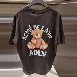 Men's and women's short-sleeved T-shirt summer acme la de vie ADLV female astronaut doughnut loose round neck tees287B