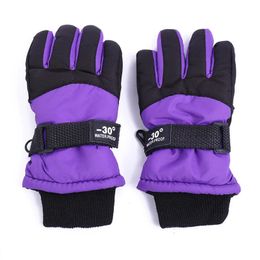 Childrens Mittens Windproof Warm Ski Riding Gloves Winter Outdoor Kids Snow Skating Snowboarding Children Waterproof Breathable 231010