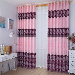 Curtain 1pcs Modern European-style High-end Living Room Bedroom Balcony Wedding Floor Double-sided Jacquard Blackout Curtains F8281