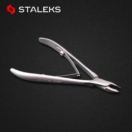 Cuticle Scissors STALEKS 3mm Professional Fingernail Toenail Cuticle Nipper Trimming High Precision Stainless Steel Dead Skin Cuticle Scissors 231007