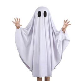 Halloween Ghost Cloak Cosplay Costume Adult Unisex Horror Child Kids Party Masquerade