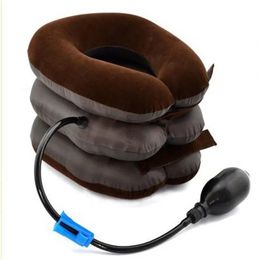 Leg Shaper Cervical traction apparatus with inflatable neck stretcher health care toolsRelax tensions ease fatigue massage neck 231010