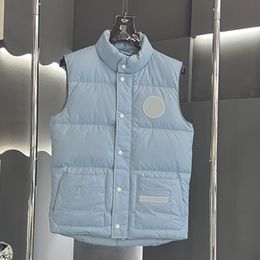 Luxury Designer Down Vest Men's Women's Puffer Jacket Parkas Glacier Series canadian Down Vests White label Classic Letters Puff Vest XSML2XL