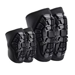 Elbow Knee Pads Soft 4Pcs/set Protective Gear Set Skating Knee Pad Elbow Pad Wrist Hand Sports Protector for Kids Adult Cycling Open Type 231010