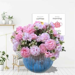 Decorative Flowers Party Decoration Retro Silk Flower Fake Small Rose Wedding Festival Supplies