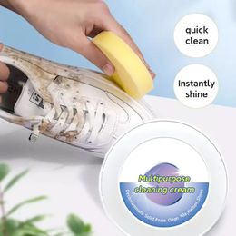 Other Housekeeping Organisation 260g White Shoe Cleaning Cream Multifunctional Maintenance Of sports Shoes cleaning kit shoe cleaner sneaker clean 231009