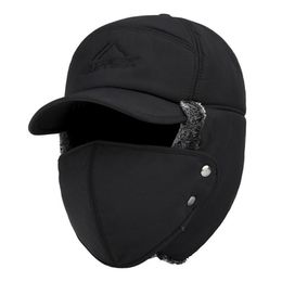 Men Hat Snapback Baseball Caps Winter Warm Thick Sun Protection Beach Bucket Fashion Visor Foldable Floppy Portable Travel Camping286L