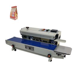 Continuous Sealing Machine Horizontal Type Plastic Bag Sealing Machine Food Sealer