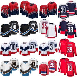 Custom Hockey 35 Darcy Kuemper Jerseys 39 Anthony Mantha 26 Nic Dowd 57 Trevor van Riemsdyk 43 Tom Wilson 19 Nicklas Backstrom 38 Rasmus Sandin Reverse Stadium Series