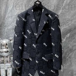 Men's Jackets designer Os Loose fit Blazers Designer jacket Letter Printing Single Breasted Suits Coats Business Men Outerwear Casual Clothing WNJJ