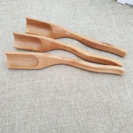 100pcs All-match Natural Handmade Bamboo Tea Spoon Coffee Scoop Teaspoon tea shovel Accessories Gift For Friends