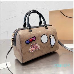 Handbags Mini Boston Fashion Ladies Clutch Crossbody Tote Handbags Messenger Purse Wallet Letter Decoration