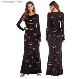 Theme Costume Colour Cosplayer Halloween Party Gown Anime Witch Cosplay Dress Gothic Scary Role Playing Come Women Day of The Dead Come Q231010