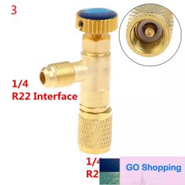 Wholesale liquid safety valve R410A R22 air conditioning refrigerant Safety Adapter Air conditioning repair and fluoride Factory price expert