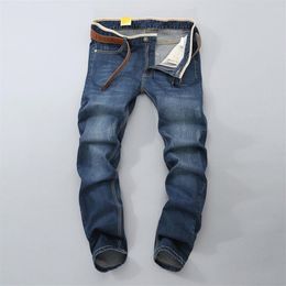 Fashion Spring Stretch Jeans Plus Big Size 28 -44 46 48 Straight Denim Men Famous Brand Jeans Mens Designer Jeans 2020295C
