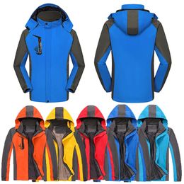 Outdoor-Jacken Hoodies „Herren- und Damen-Outdoor-Jacke, verdickte wind- und regensichere Wechseljacke, Fleece-Herrenjacke, Herren-Jacke im Freien“, 231009