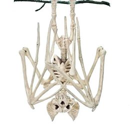 Other Event Party Supplies Halloween Horror Bats Skeleton Mouse Scorpion Lizard Bonez Model Festival Decor Creepy Decoration 231009