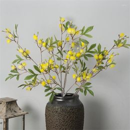 Decorative Flowers Simulated Plant Artemisia Schmidtiana Artificial Trees Bonsai Random Variety Without Flower Pot