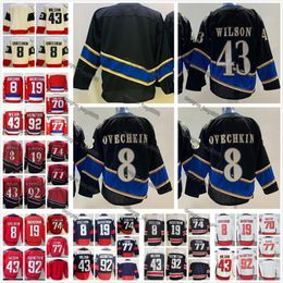 8 Alex Ovechkin 77 TJ Oshie Hockey Jerseys 92 Evgeny Kuznetsov 19 Nicklas Backstrom 43 Tom Wilson 74 John Carlson 2023 New Reverse Retro Stanley Cup Champions Jersey