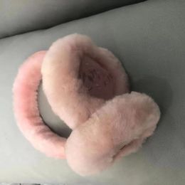 Hats Scarves Sets Ear Muffs 2023 Ear Muffs Classic winter earmuffs female rabbit fleece brand fashion designer warm plush