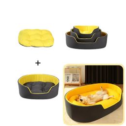 kennels pens Pet Dog Bed Warm Cushion for Small Medium Large Dogs Sleeping Beds Waterproof Baskets Cats House Kennel Mat Blanket Pet Products 231010