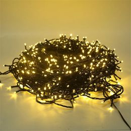 Christmas Decorations PAMNNY 10/20/30/50M LED Christmas String Lights 8 Modes Fairy Garden Lights Garlands for Home Xmas Tree Wedding Party Decoration 231009