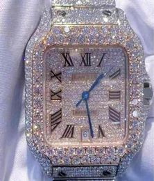 high quality moissanite moissanite Mosang stone diamond watches customization can pass the test of mens automatic mechanical movement waterproof watch C7 5883332