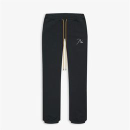 Autumn Winter USA Embroidery Logo Pencil Pants Trousers Casual Men Women Long String Joggers Sweatpants194H