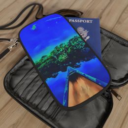 Customized Passport Wallet diy Wallet Men Women Wallets Canvas Couples Holiday Gift customized pattern manufacturers direct sales price concessions 14466