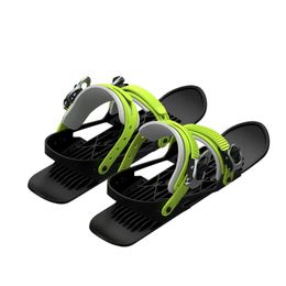 Snowboards Skis Boots Children/adults Mini Ski Skates for Snow The Short Skiboard Snowblades Adjustable Bindings Portable Skiing Shoes Snow Board 231010