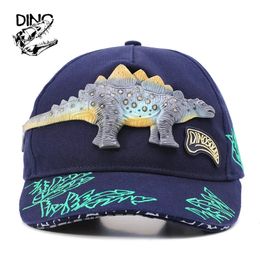 Caps Hats DINO 3D Dinosaur 310Y Boys Girls Kids Sports Baseball Cap Adjustable Cotton Breathable 2023 Children Outdoor Sun 231009