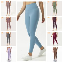 Leggings Atletici a Vita Alta per Costumi da Donna Pantaloni da Allenamento per Il Controllo della Pancia 25'' Pantaloni da Yoga Morbidi in Colore Unico per Allenamento Corsa con Mini Tasca Interna