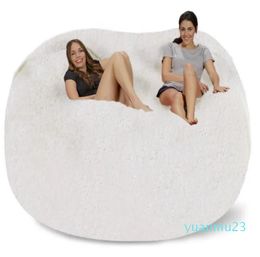 Cover Big No Stuffed Bean Bag Pouffe Ottoman Chair Couch Bed Seat Puff Futon Relax Lounge