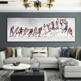 Paintings Modern Home Decoration Paintings Basketball Star Posters and Prints Canvas Painting Wall Pictures For Living Room Decor Cuadors 231009